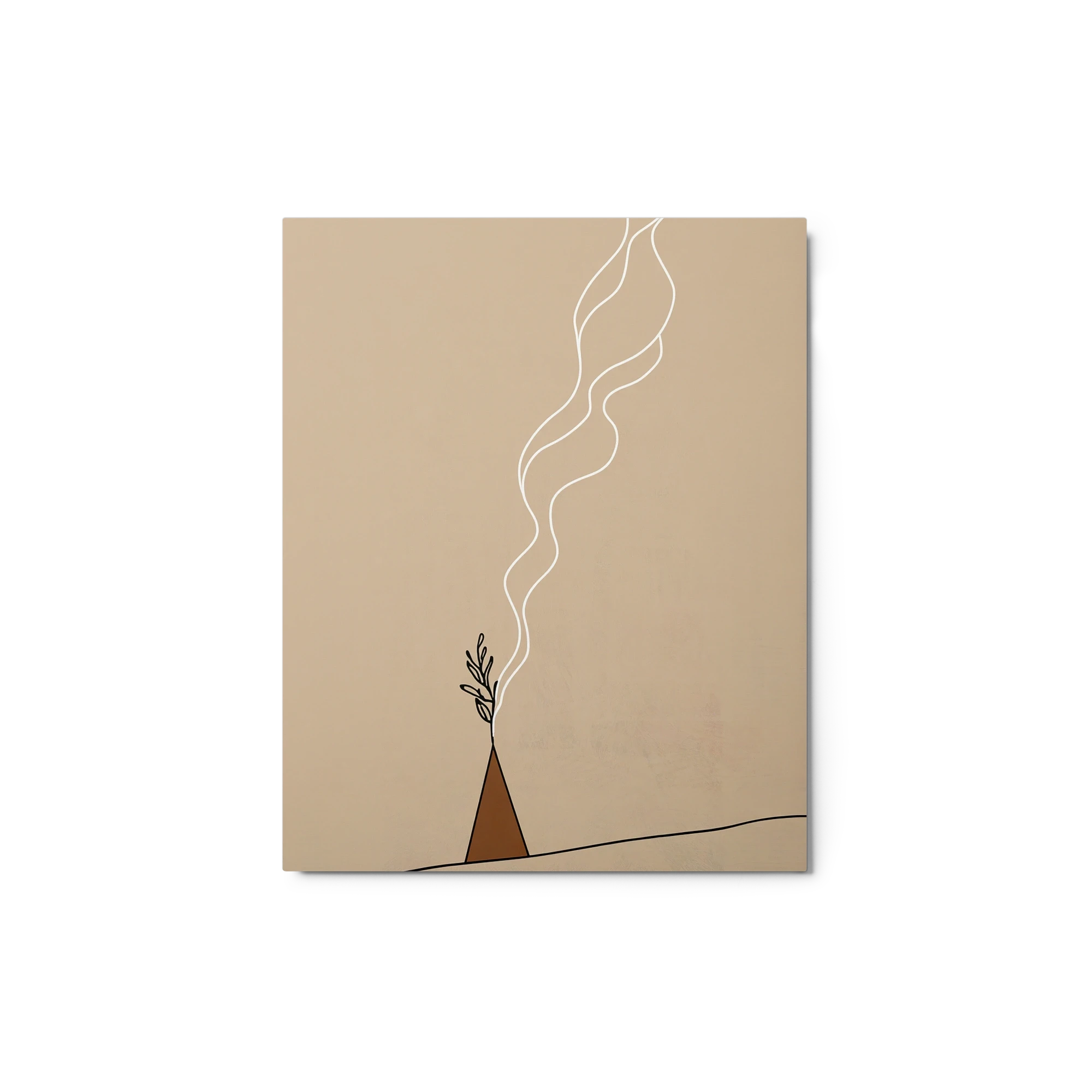 Rising Smoke and Leaf