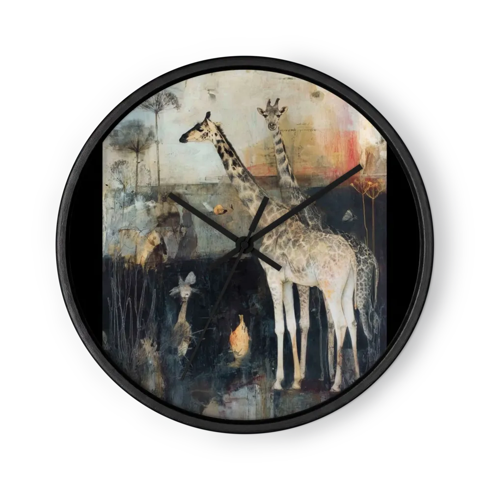 Giraffe della Savana | Orologio da parete