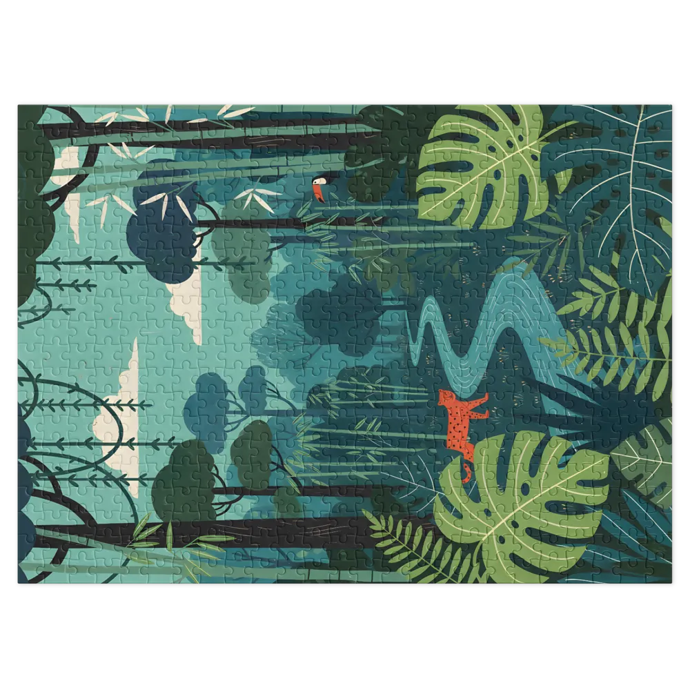Leopard in the Rainforest | Jigsaw Puzzles