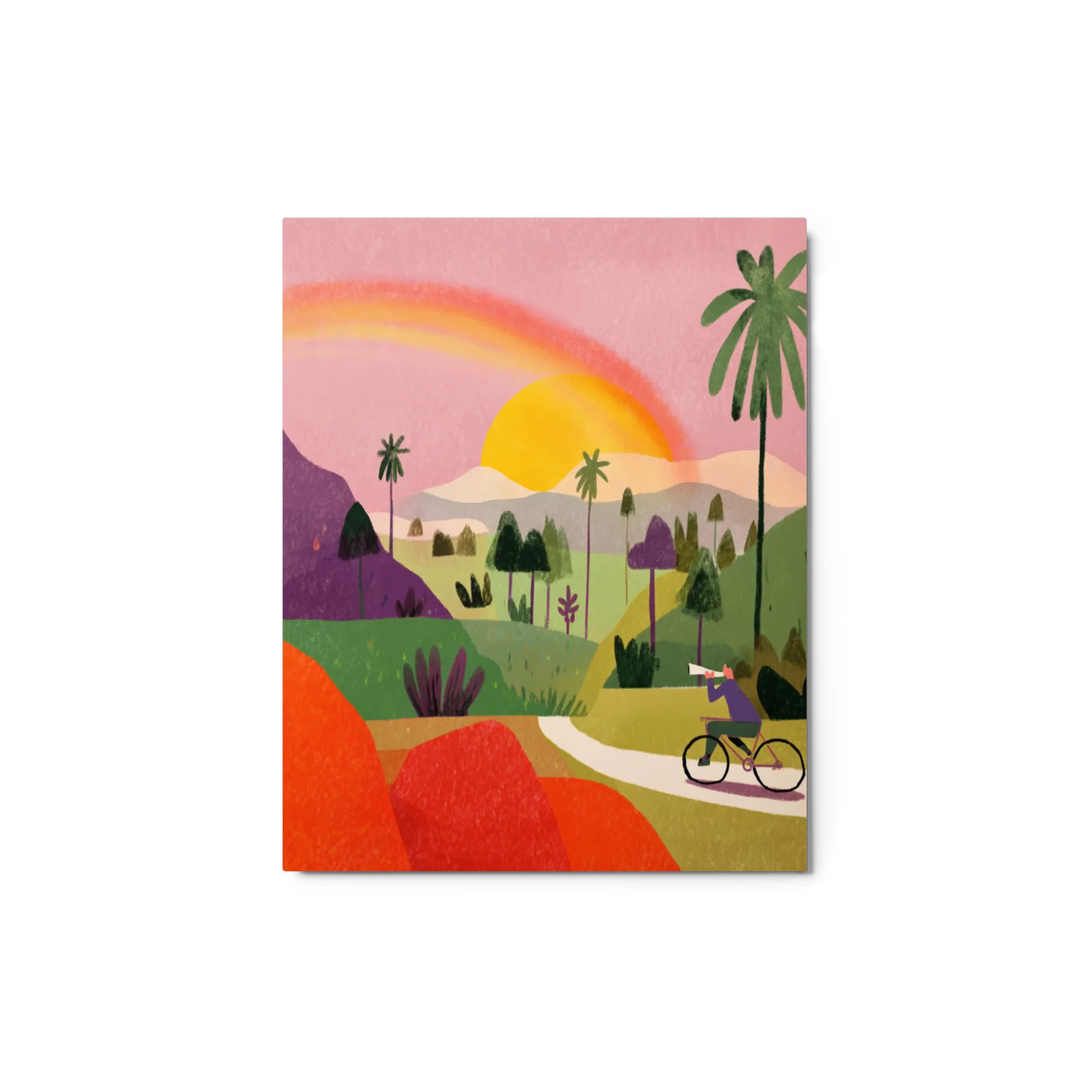 Sunlit Bicycle Ride