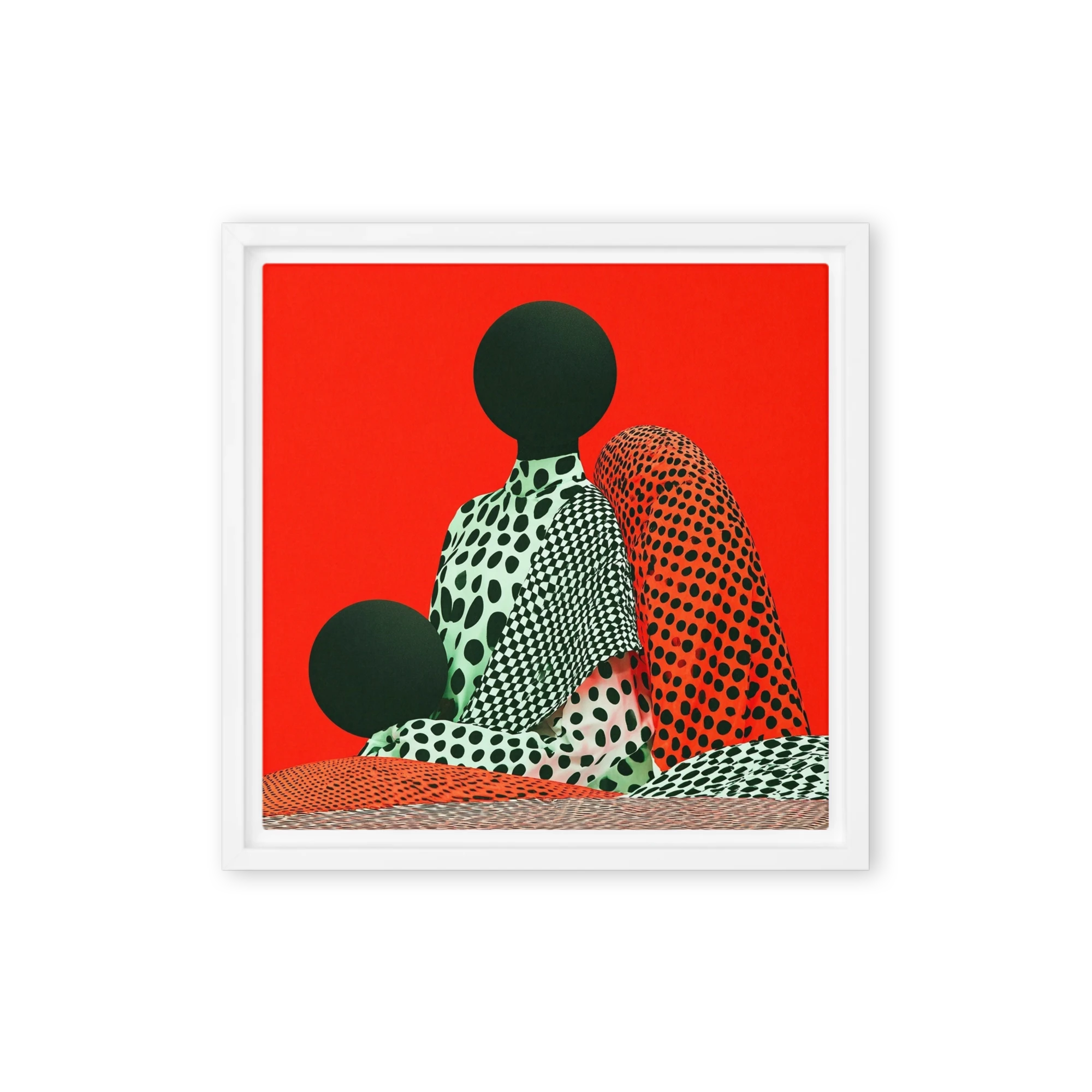 Red Spheres and Patterns