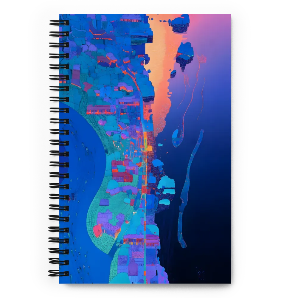 Chromatic Urban Flow 
 Spiral Notebook | 140 pages