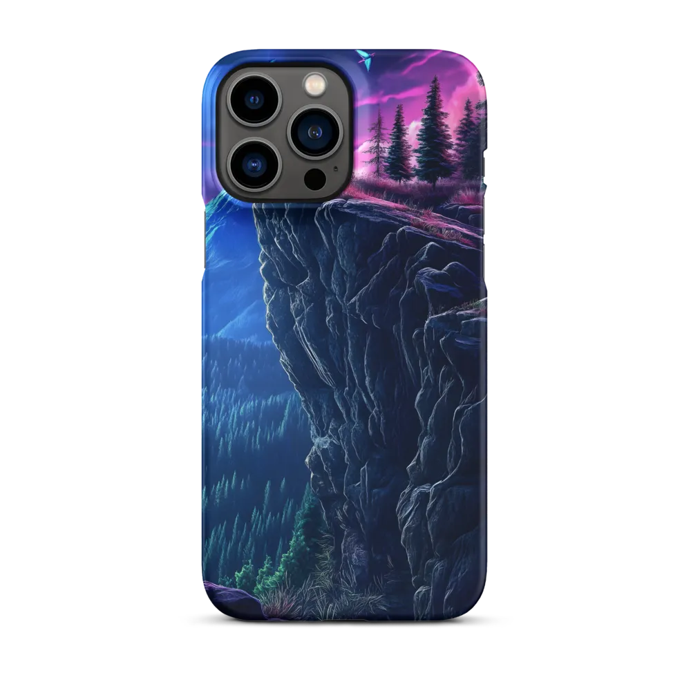 Dramatic Cliff Overlooking Forested Valley | Phone Case
