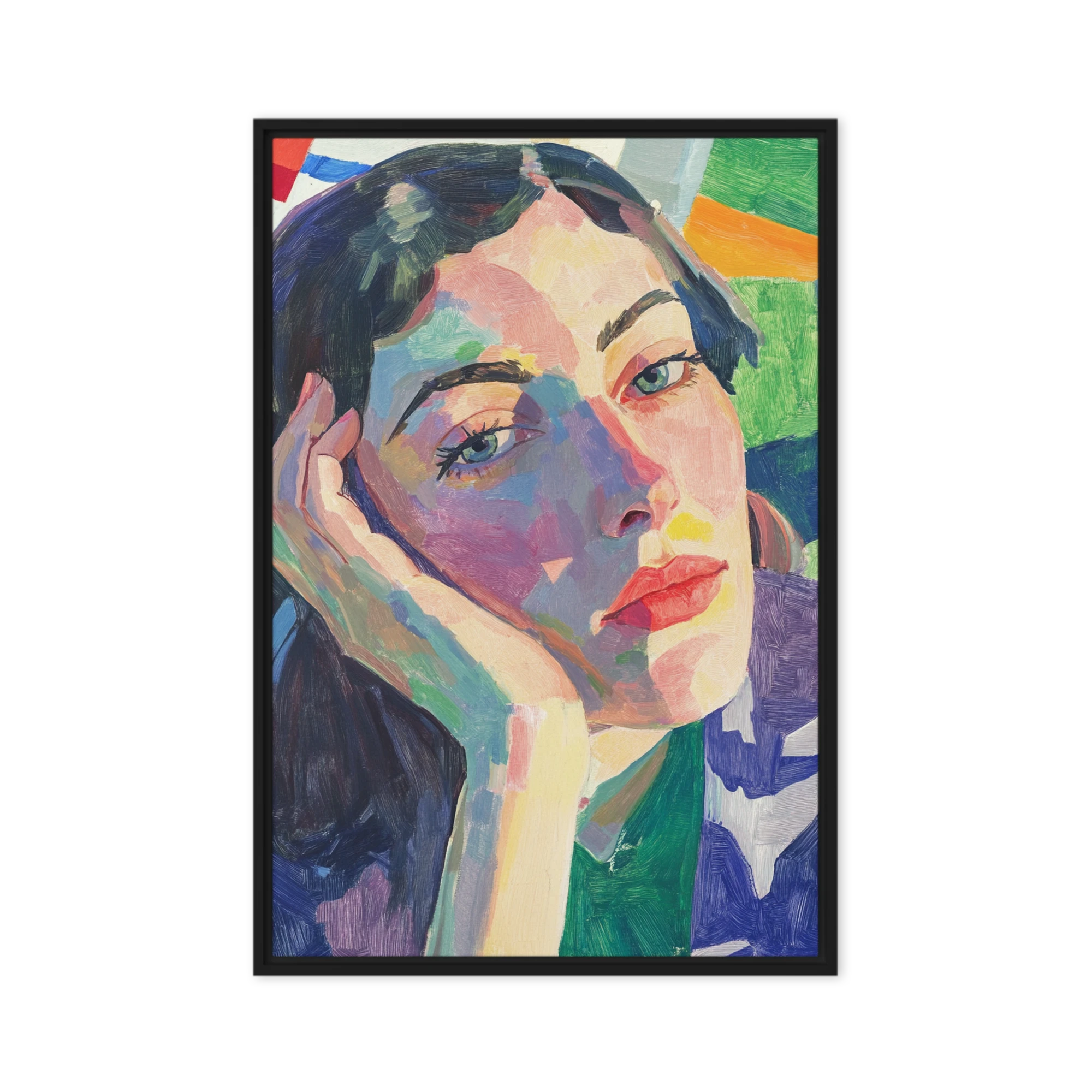 Post-Impressionist Portrait of a Woman