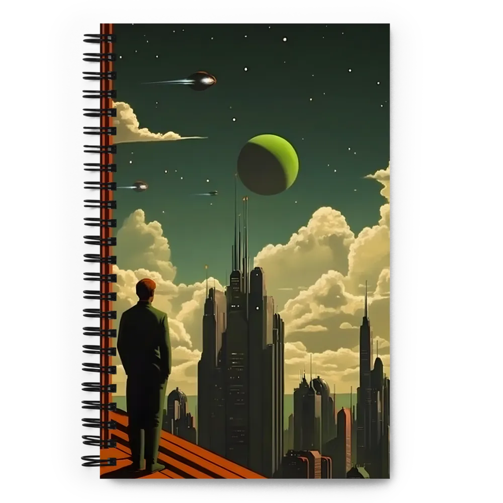 Observer of the Emerald City 
 Spiral Notebook | 140 pages