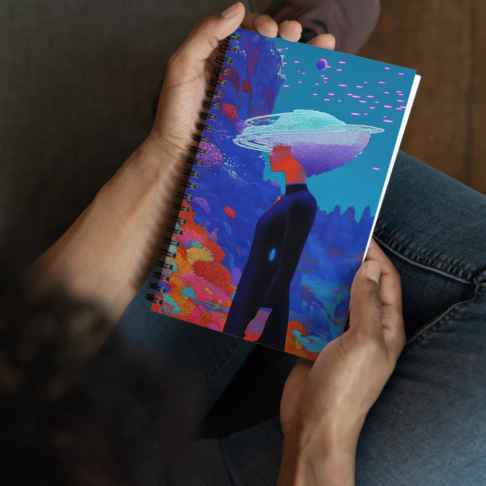 Cosmic Bloom 
 Spiral Notebook | 140 pages