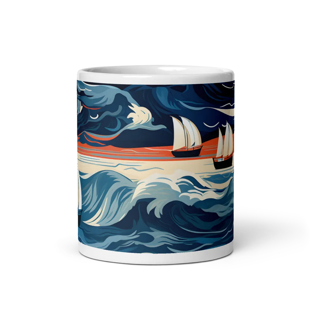 Ocean Whispers: A Voyage at Dusk