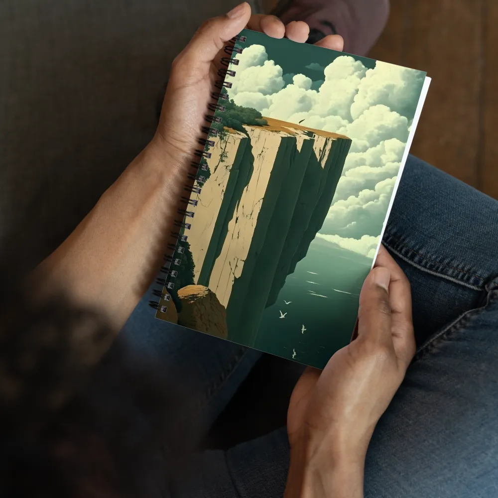 Tranquil Cliff Overlook 
 Spiral Notebook | 140 pages