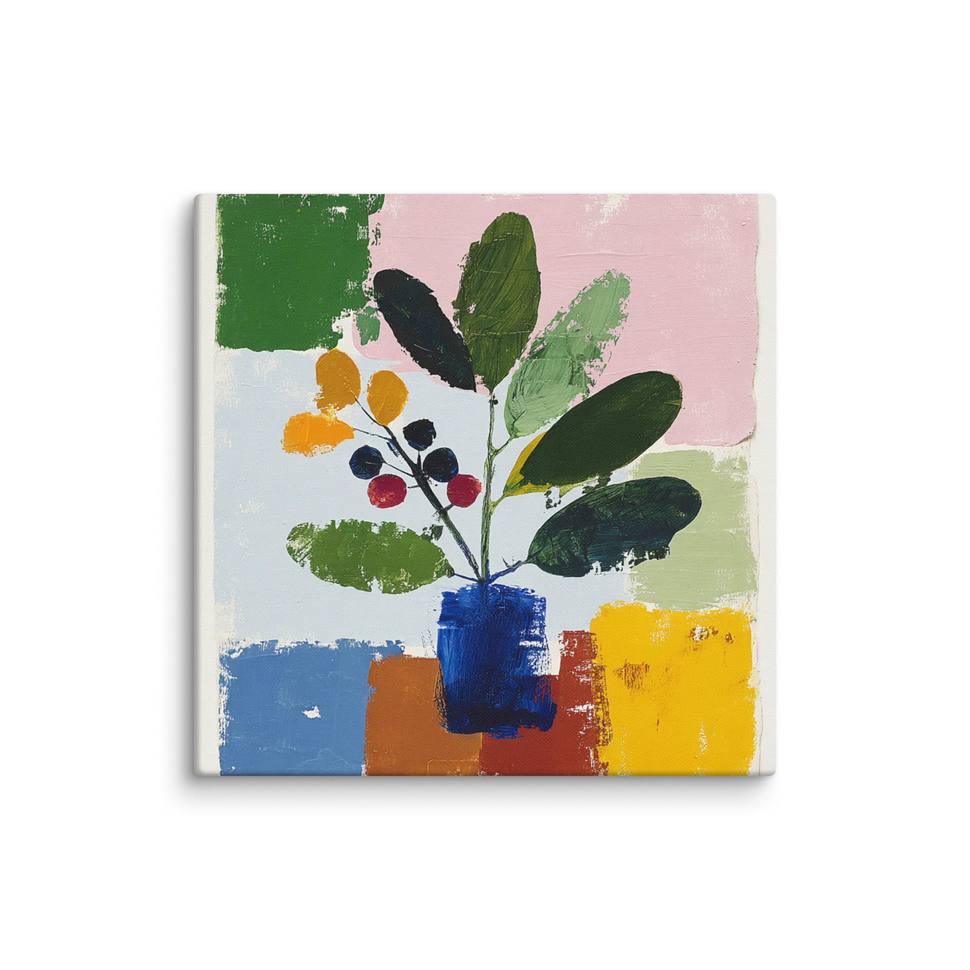 The Heavy Impasto Silhouette — Raw pigment blocks