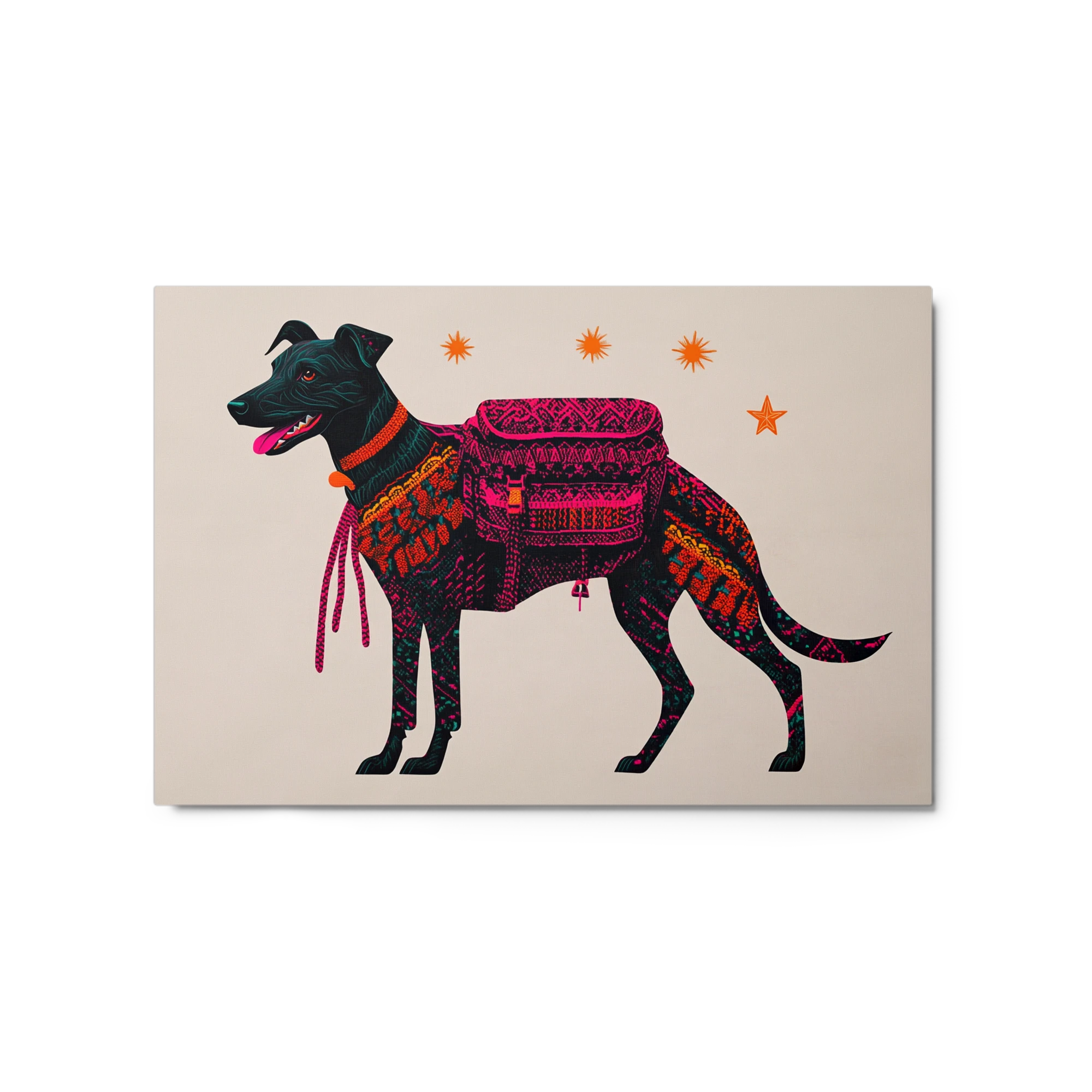Patterned Folk Hound