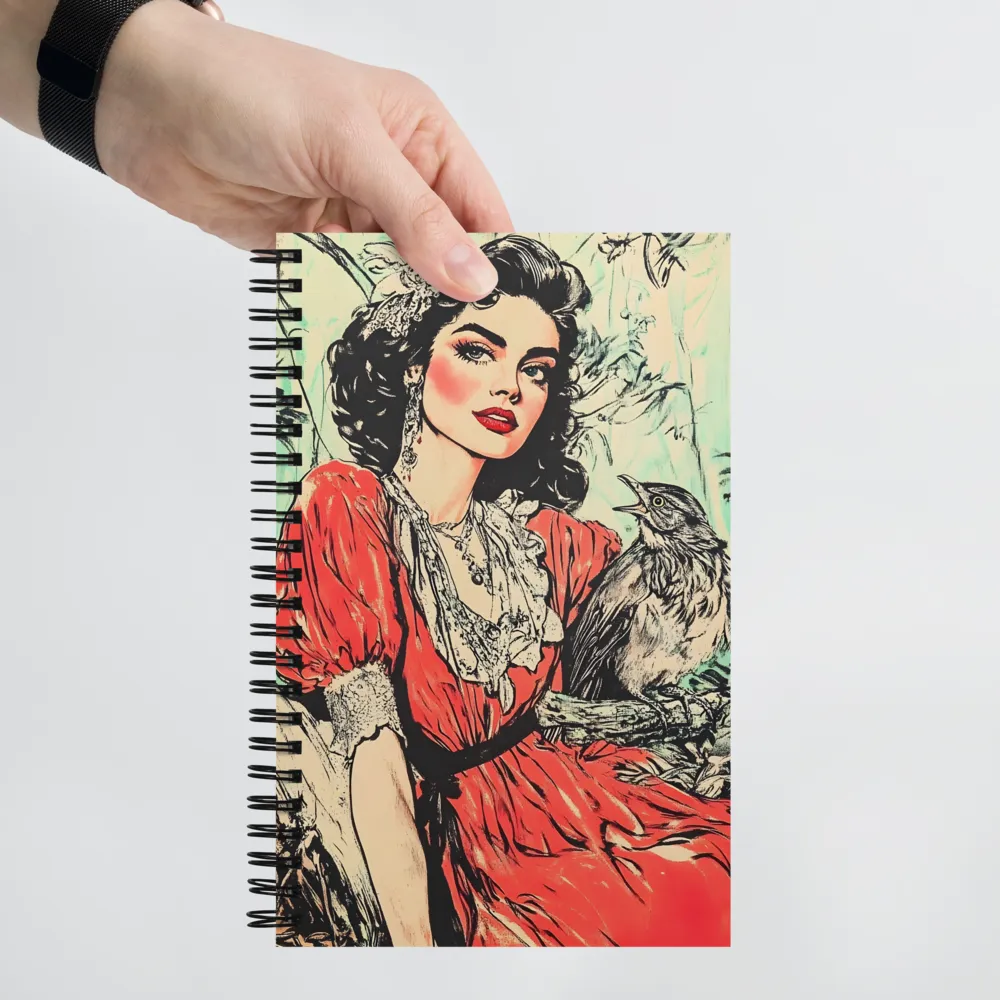 Pin-up Enchantress 
 Spiral Notebook | 140 pages