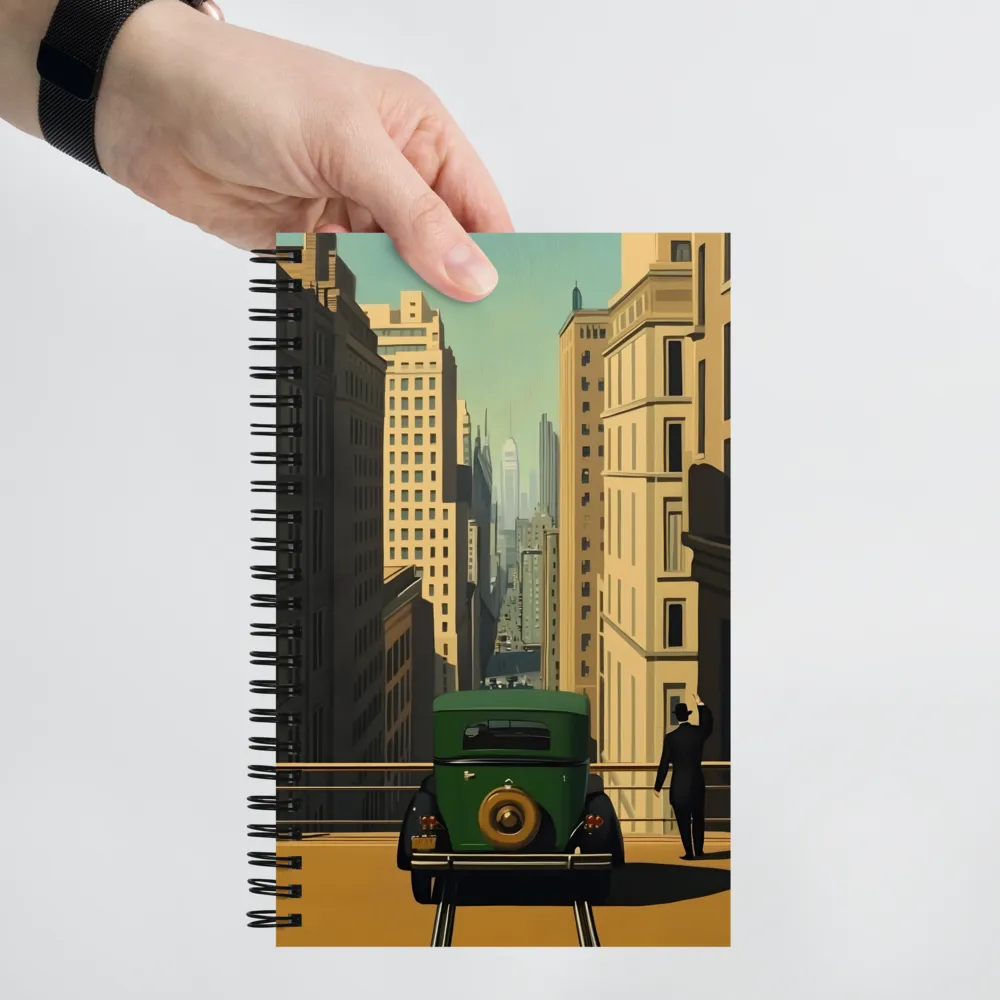 Urban Journey Art Deco 
 Spiral Notebook | 140 pages