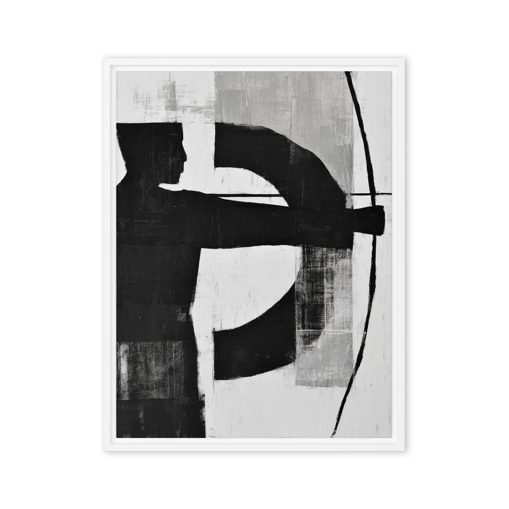 The Archer in Monochrome | Art Print