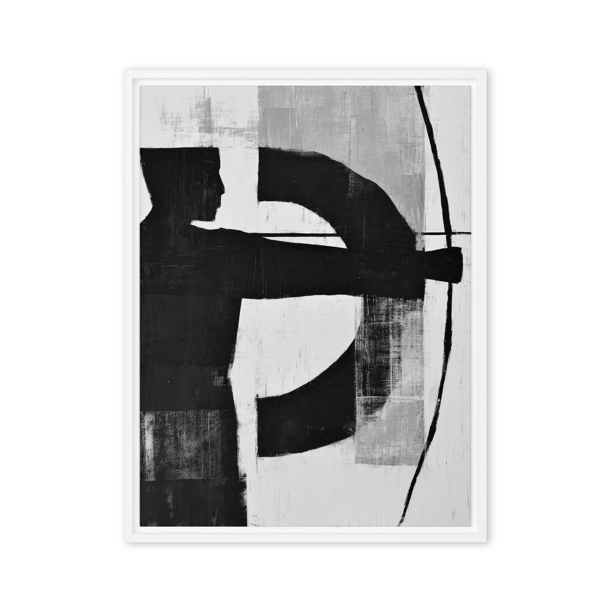 The Archer in Monochrome | Art Print