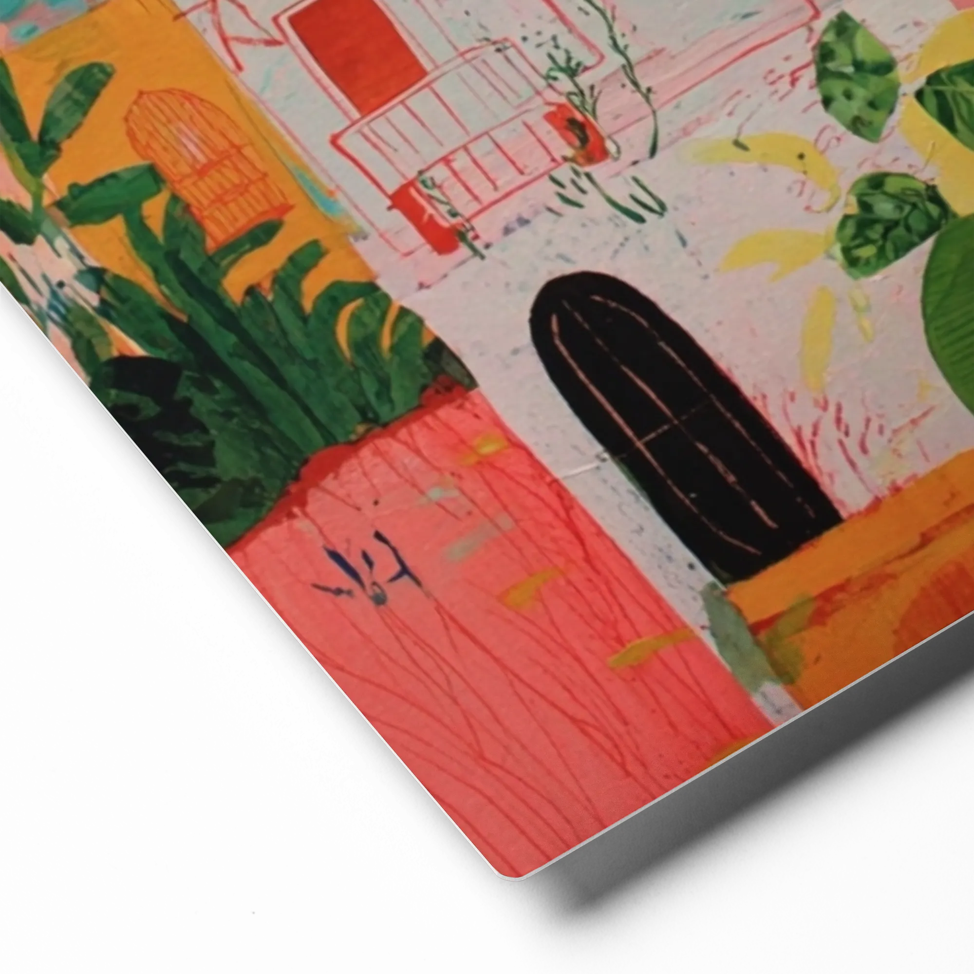 Mediterranean Whimsy 
 Canvas | 16″x 16″
