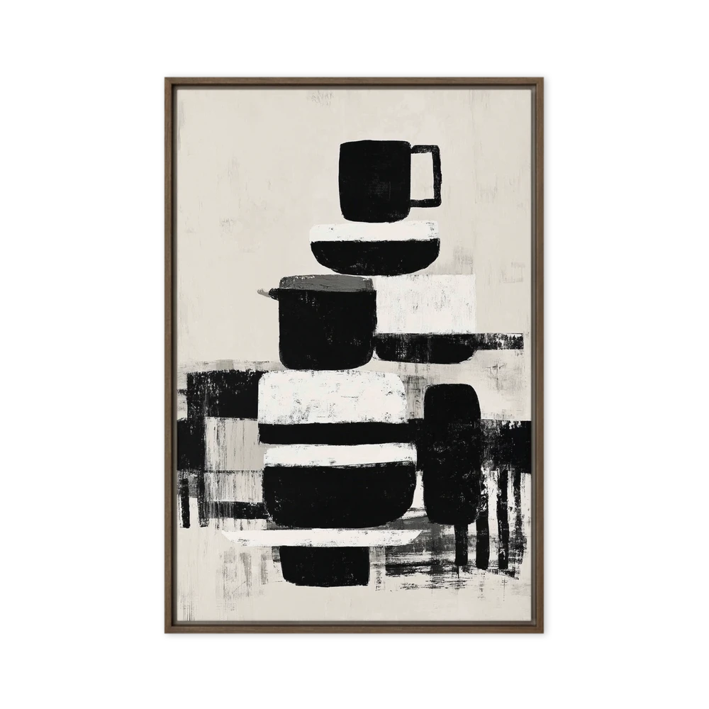Stacked Ceramics | Art Print