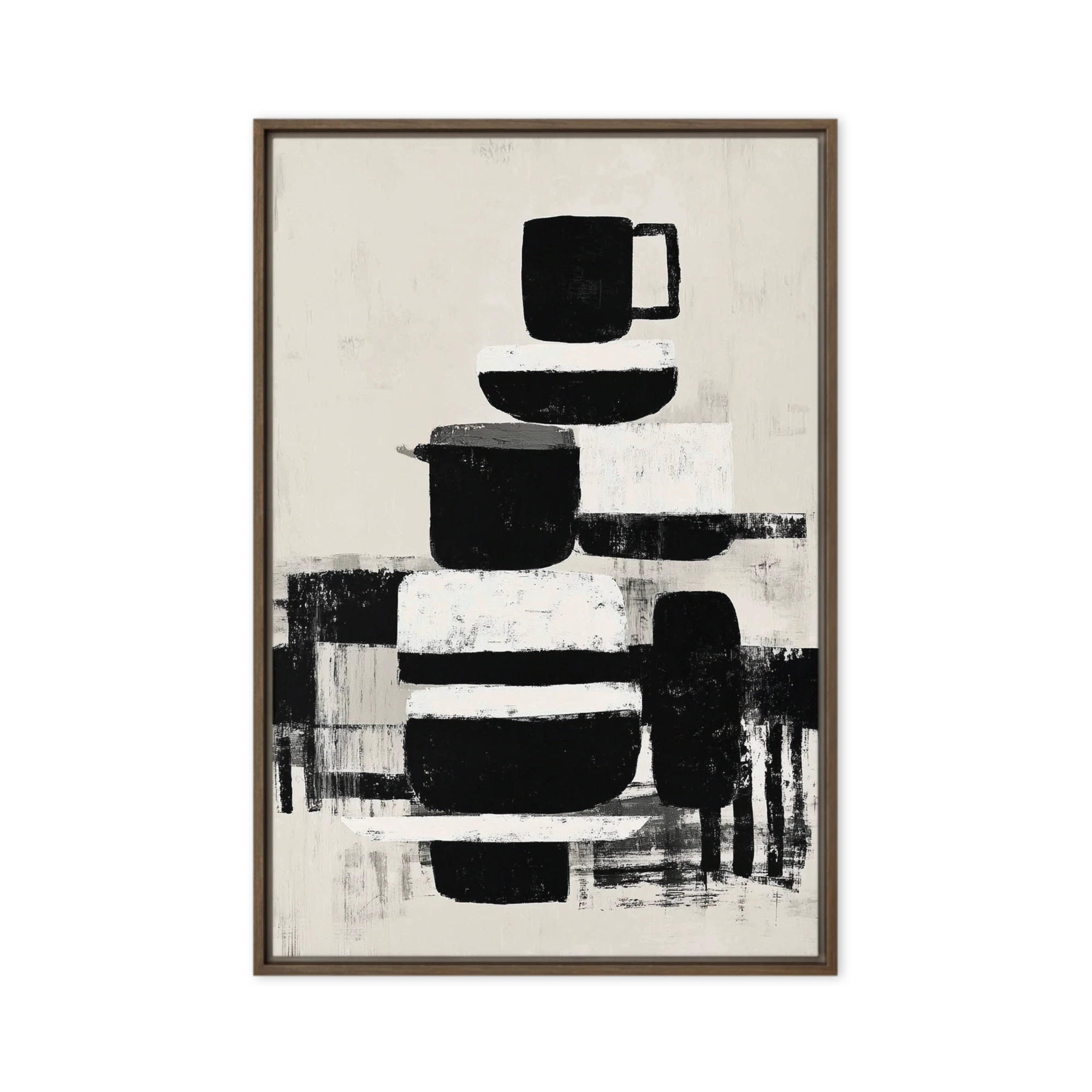 Stacked Ceramics | Art Print