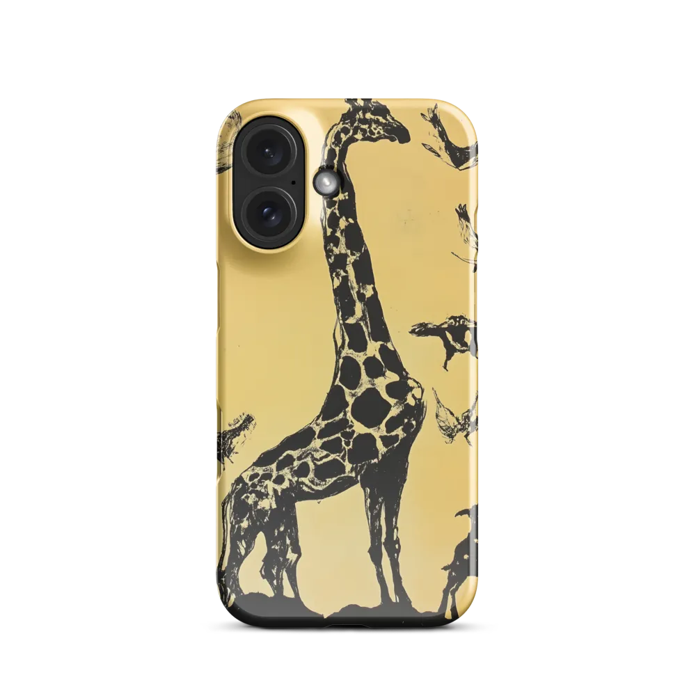 The Lunar Giraffe 
 iPhone 13 Mini | Snap Case