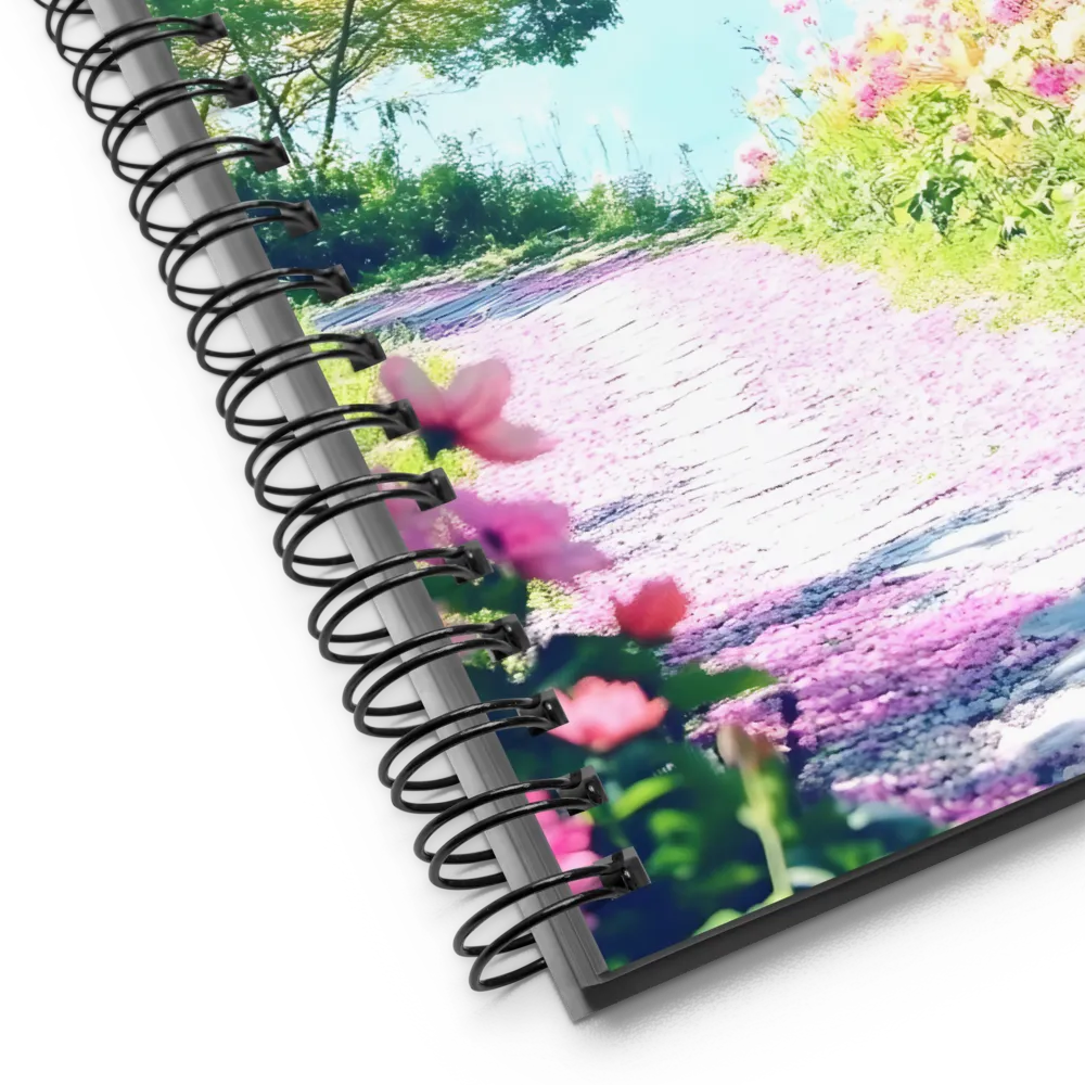 Petal Path Serenity 
 Spiral Notebook | 140 pages