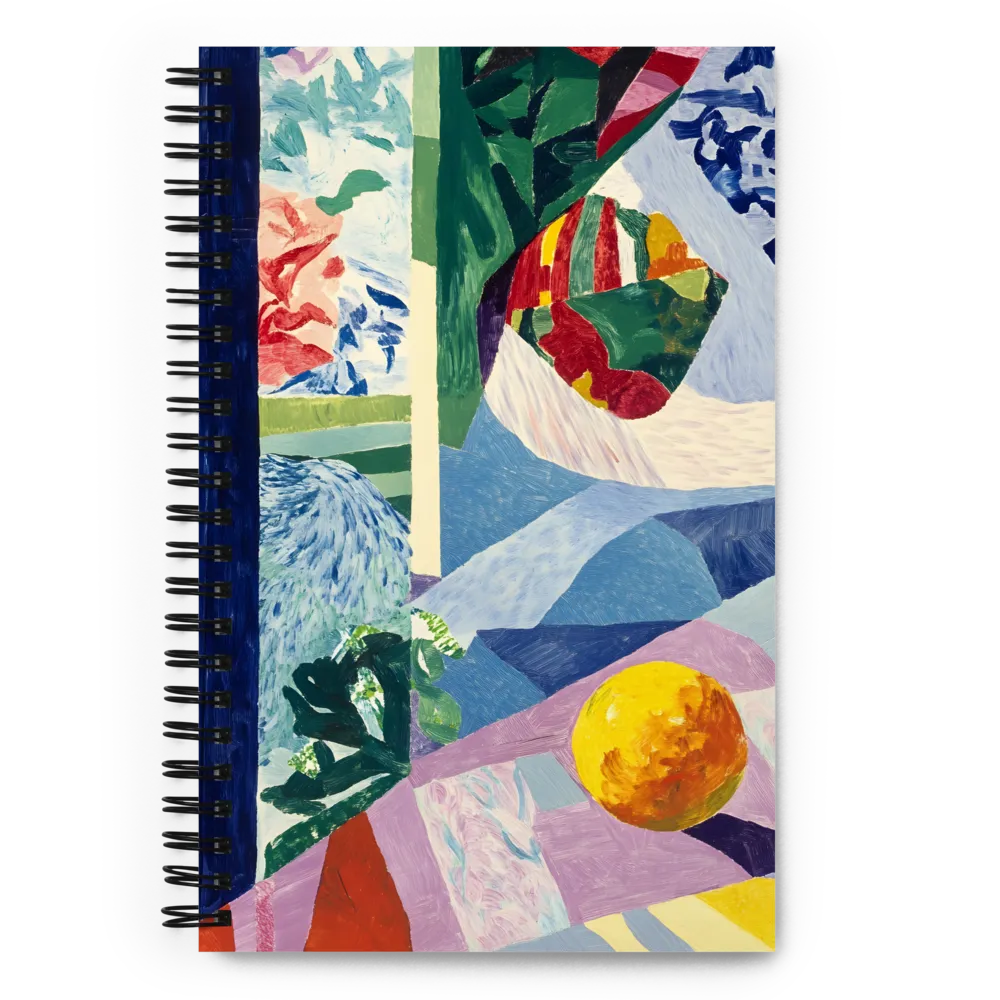 Fragmented Color Study 
 Spiral Notebook | 140 pages