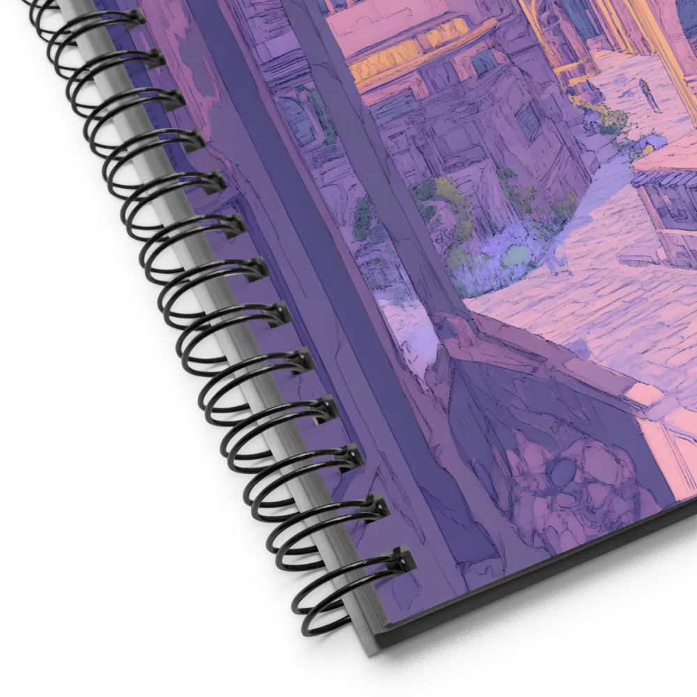 Celestial Metropolis Nightfall 
 Spiral Notebook | 140 pages
