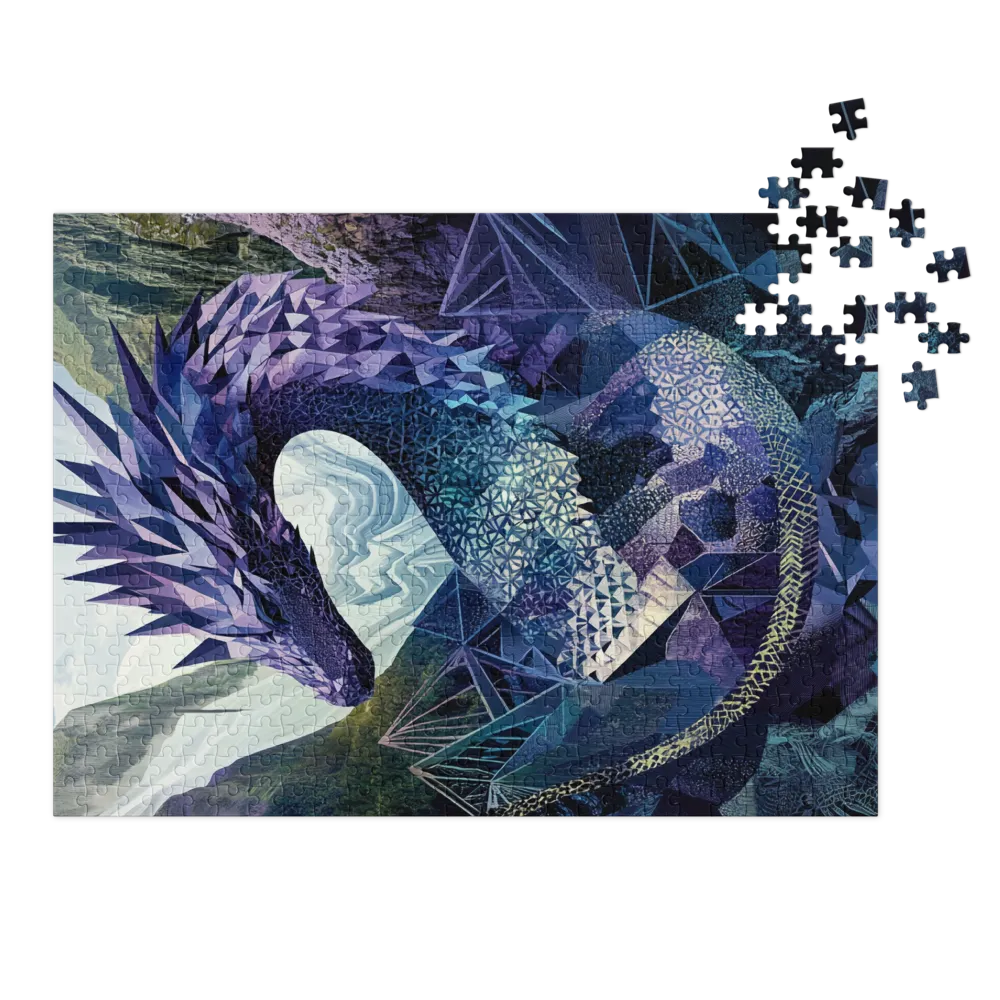 Crystal Drake 
 Jigsaw Puzzle in Tin Box