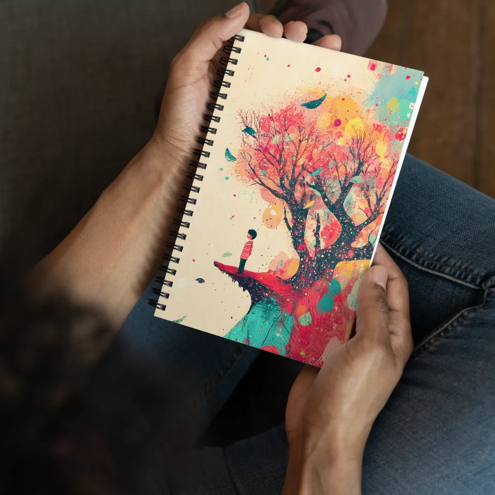 Whimsical Tree of Colors 
 Spiral Notebook | 140 pages