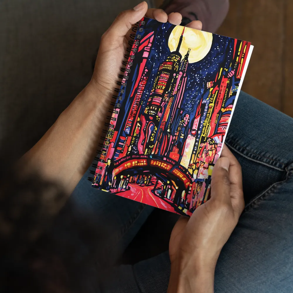Urban Moonlight Dream 
 Spiral Notebook | 140 pages