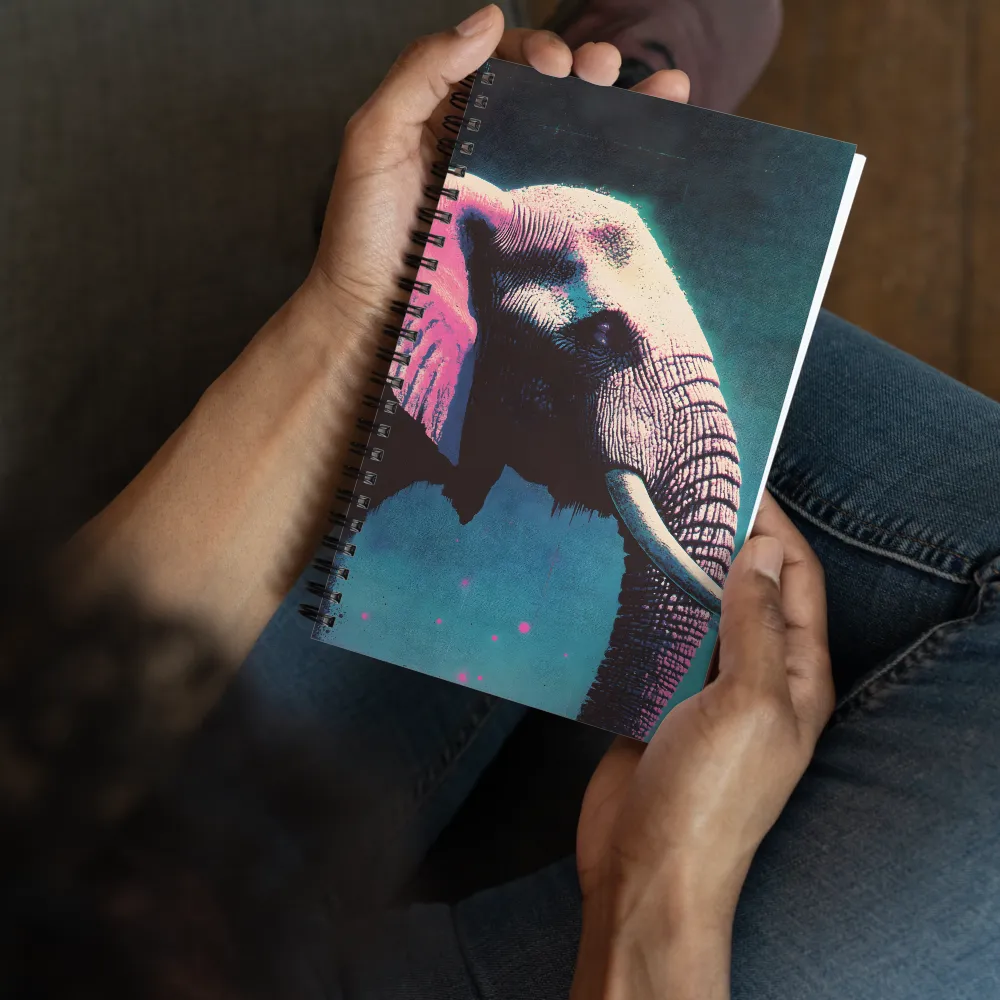 Neo-Pop Elephant Vision 
 Spiral Notebook | 140 pages