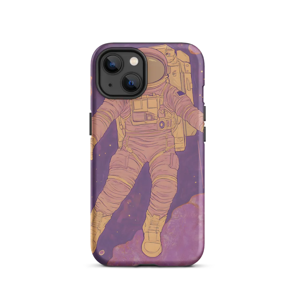 Astronaut in Space Illustration | Phone Case