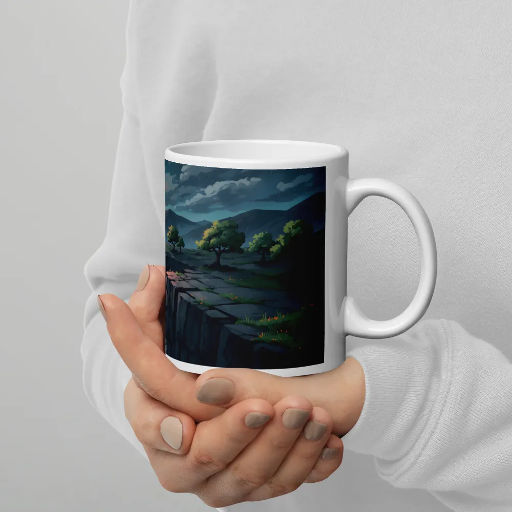 Sunset Rift 
 Mug with Red inside | 15 oz