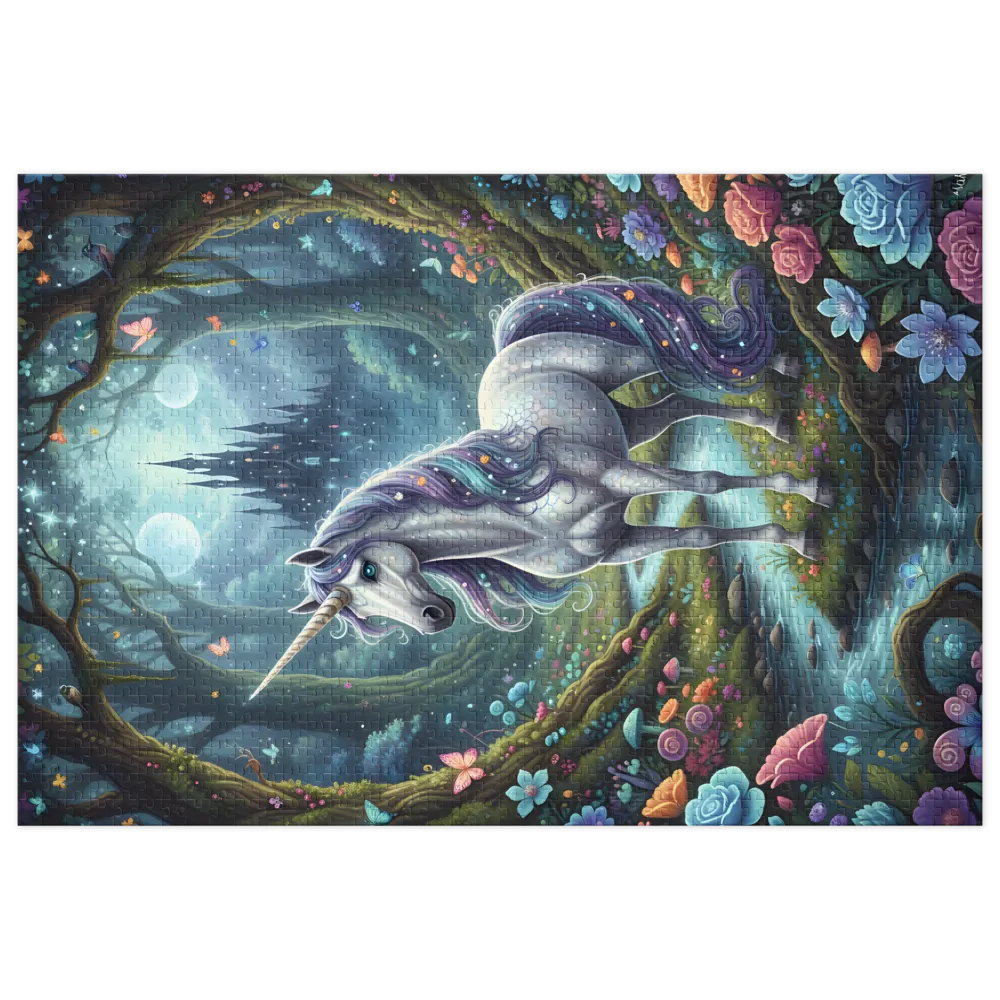 Moonlit Unicorn | Jigsaw Puzzles