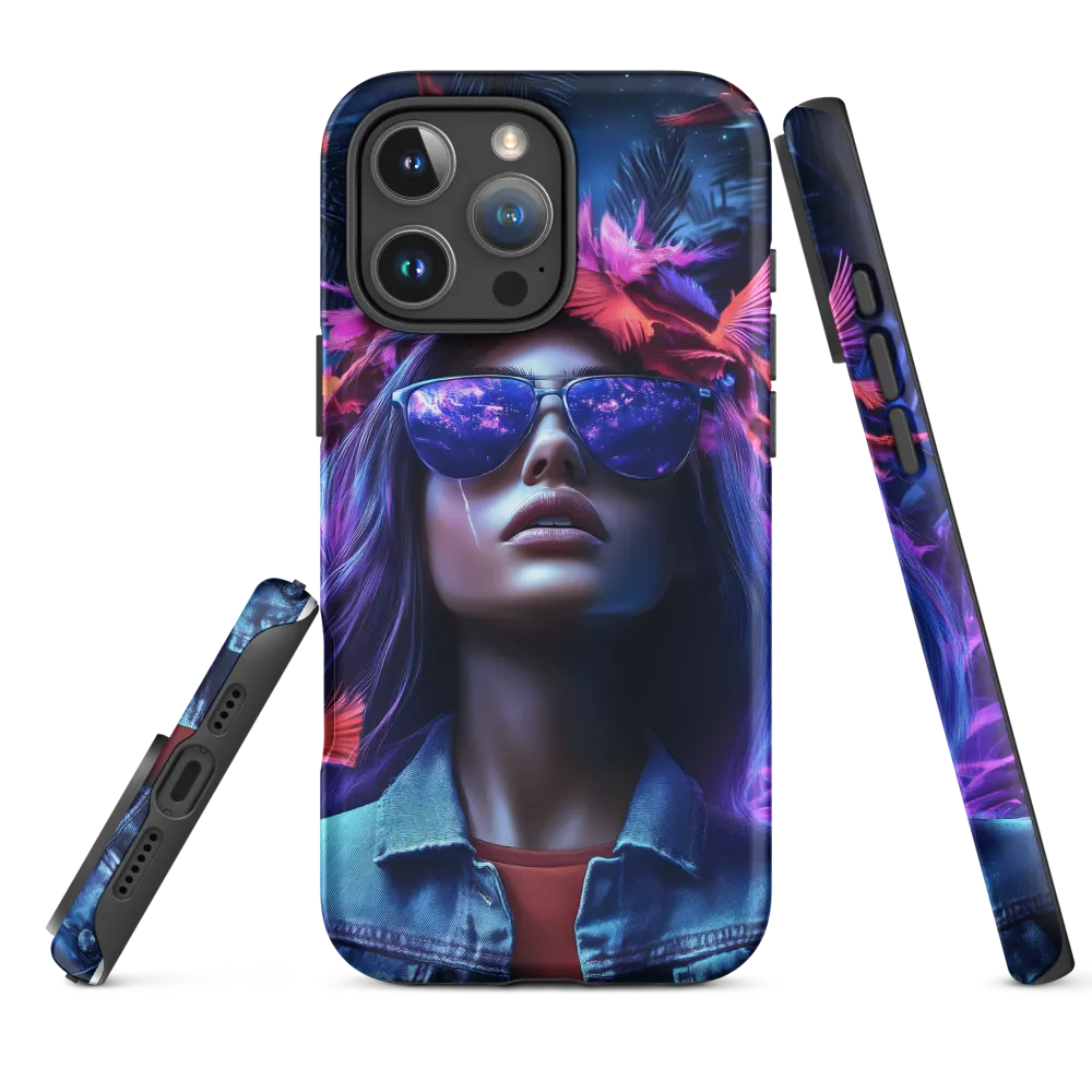 Surreal Portrait of Woman with Sunglasses
