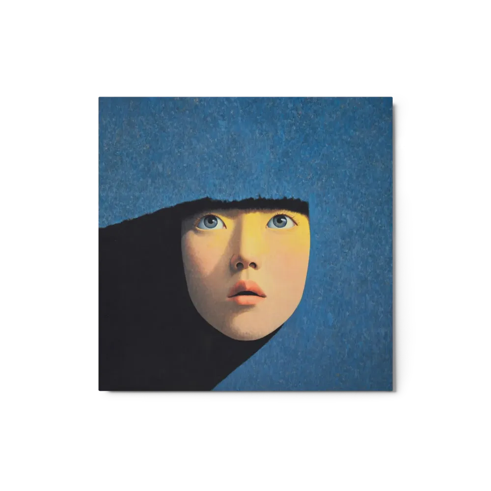 Upward Gaze in Blue | Art Print