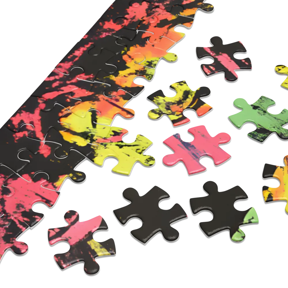 Grito Néon 
 Puzzle em caixa de metal