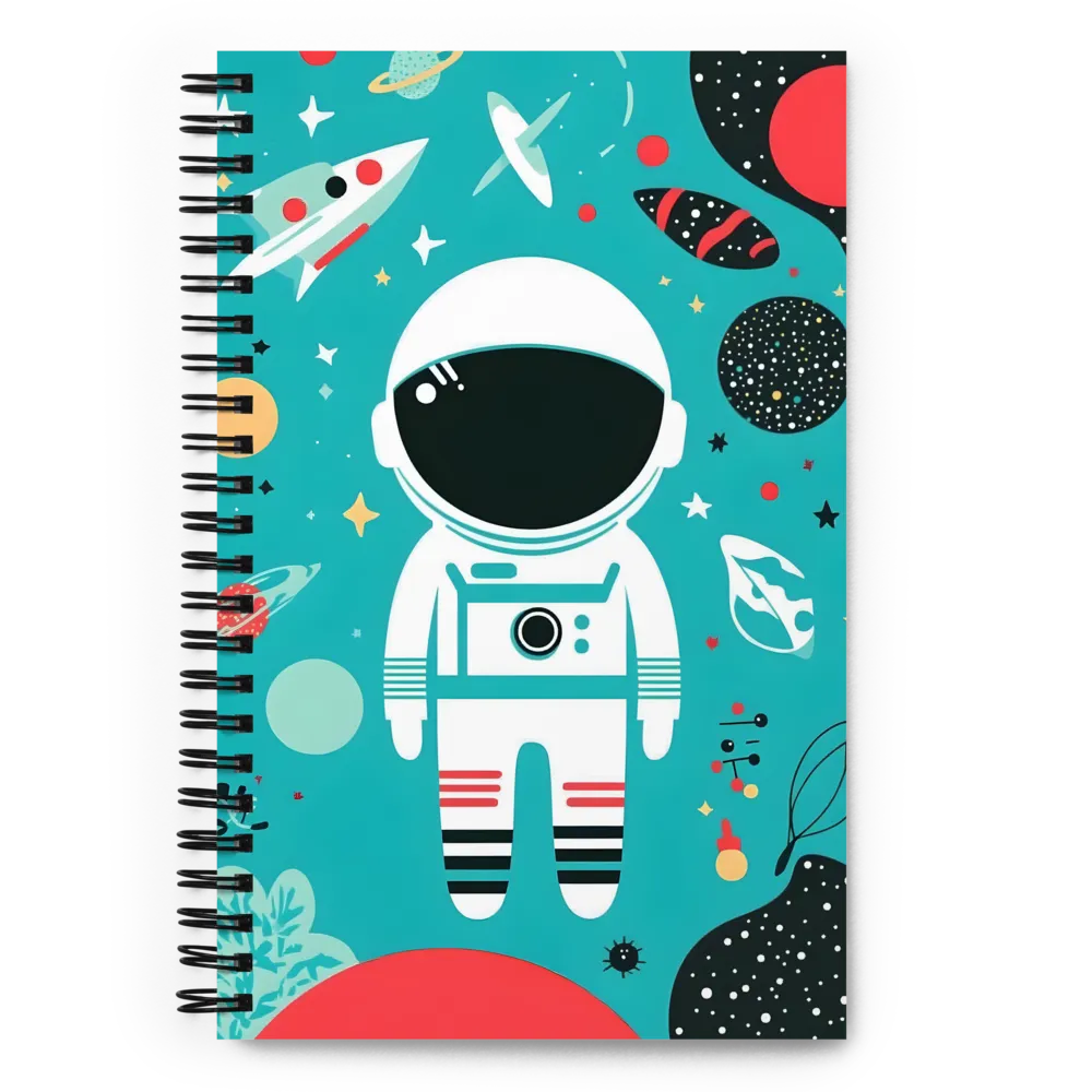 Little Astronaut's Space Adventure 
 Spiral Notebook | 140 pages