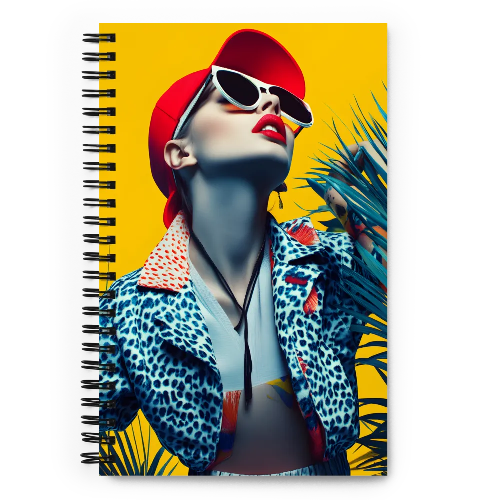 Tropical Pop Glamour 
 Spiral Notebook | 140 pages