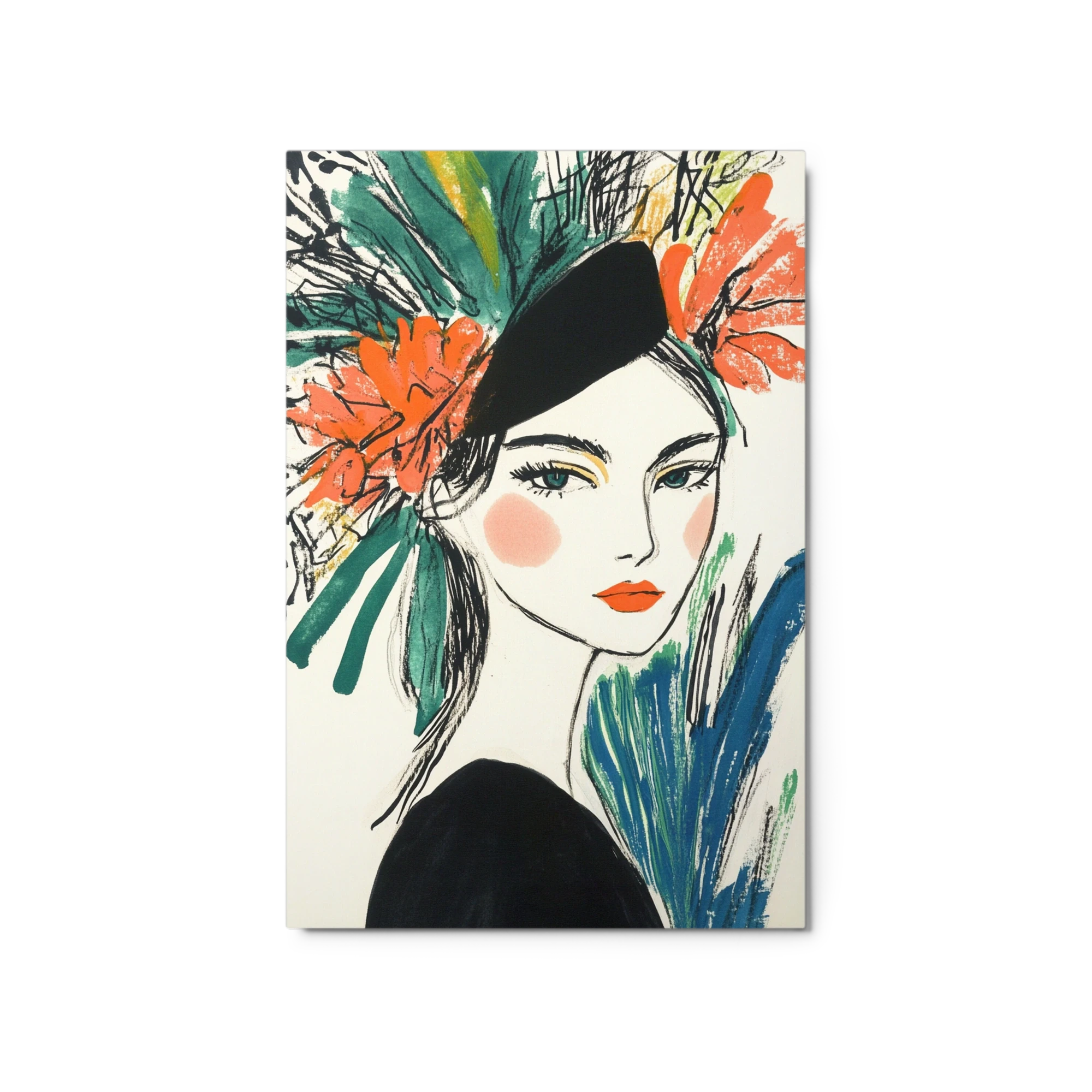 Floral Fashion Portrait