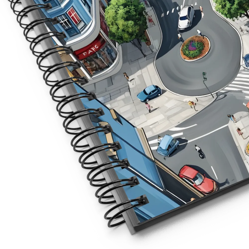 Aerial City Life 
 Spiral Notebook | 140 pages