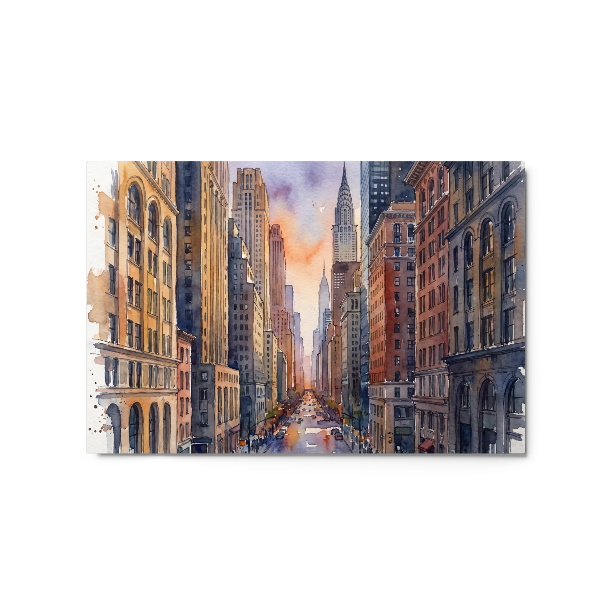 Urban Sunset Sketch