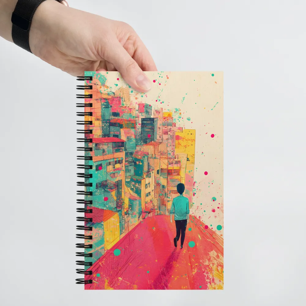 Colorful City Exploration 
 Spiral Notebook | 140 pages