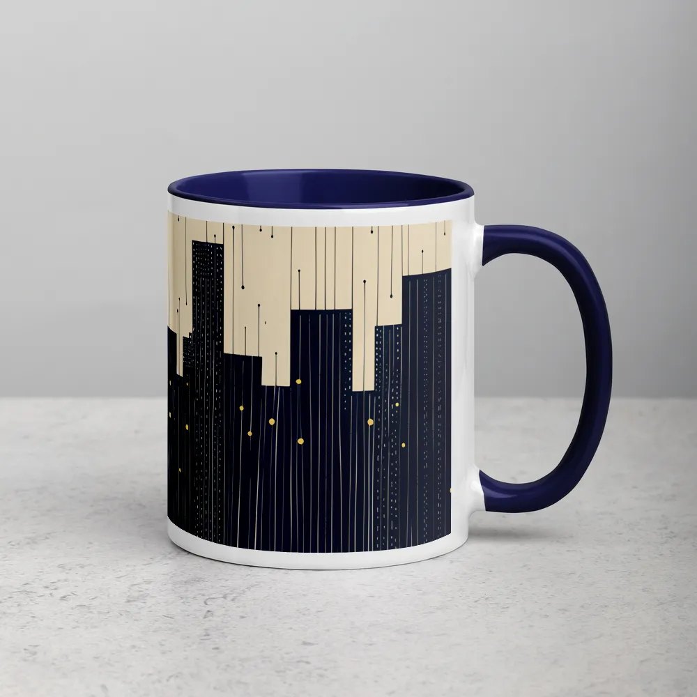 Nocturnal Shower 
 Mug with Blue inside