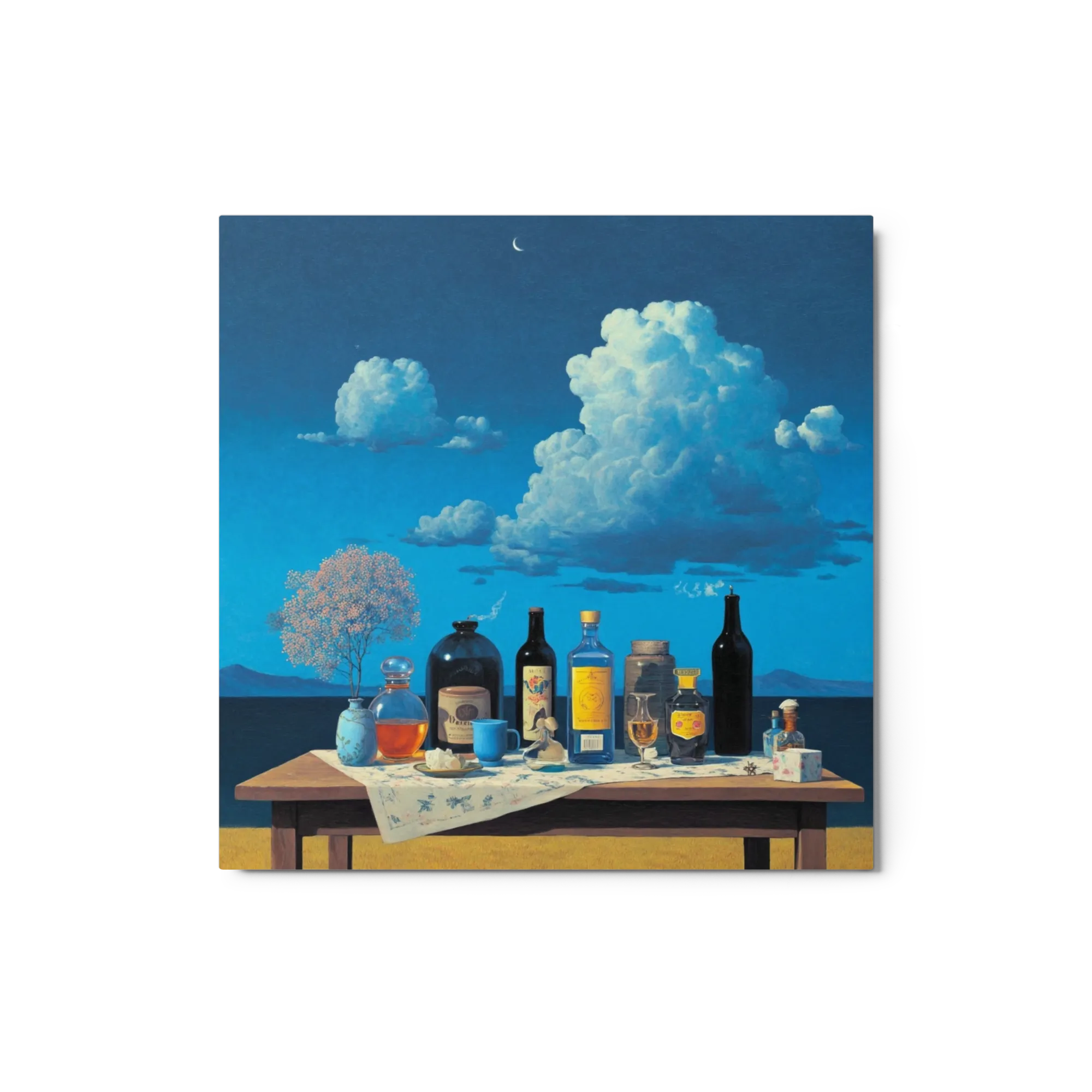 Still Life with Cloudscape