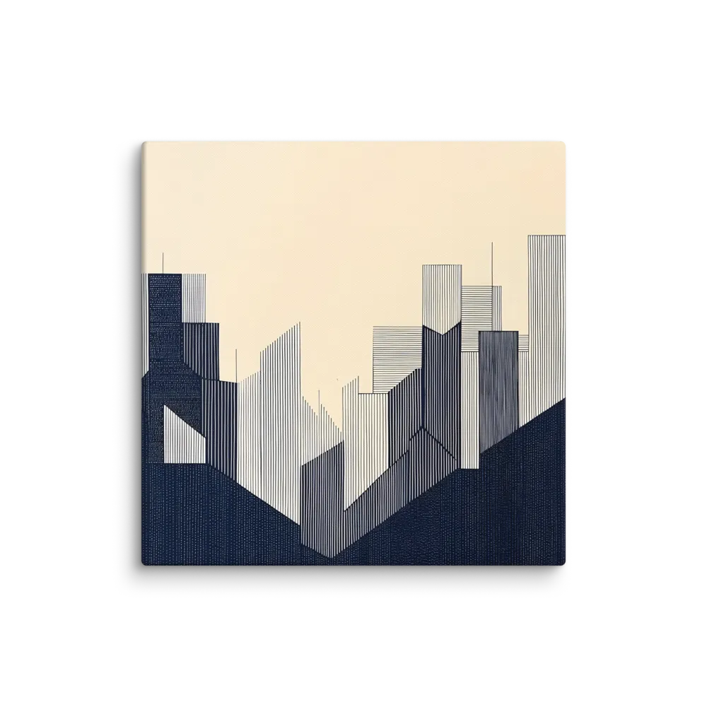 Chiseled Skylines and Starry Horizons — Woodcut relief lines