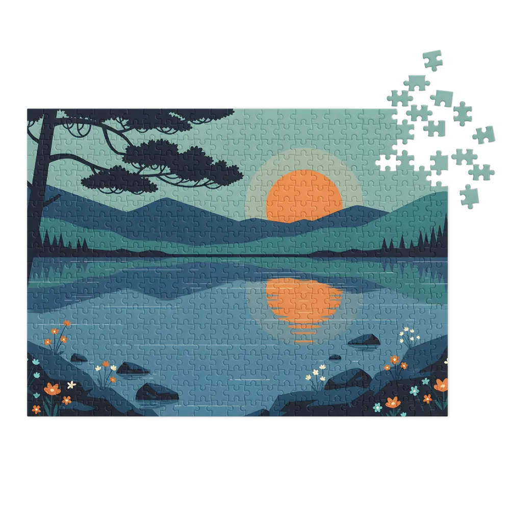 Lake Mountain Sunset
