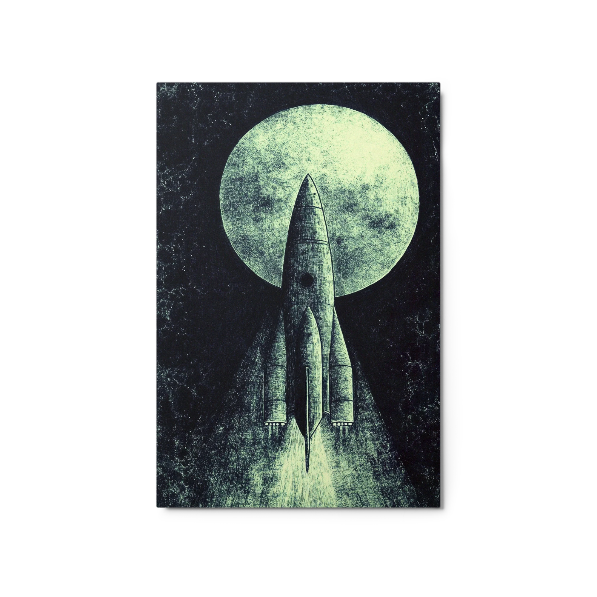 Rocket Launching Towards the Moon