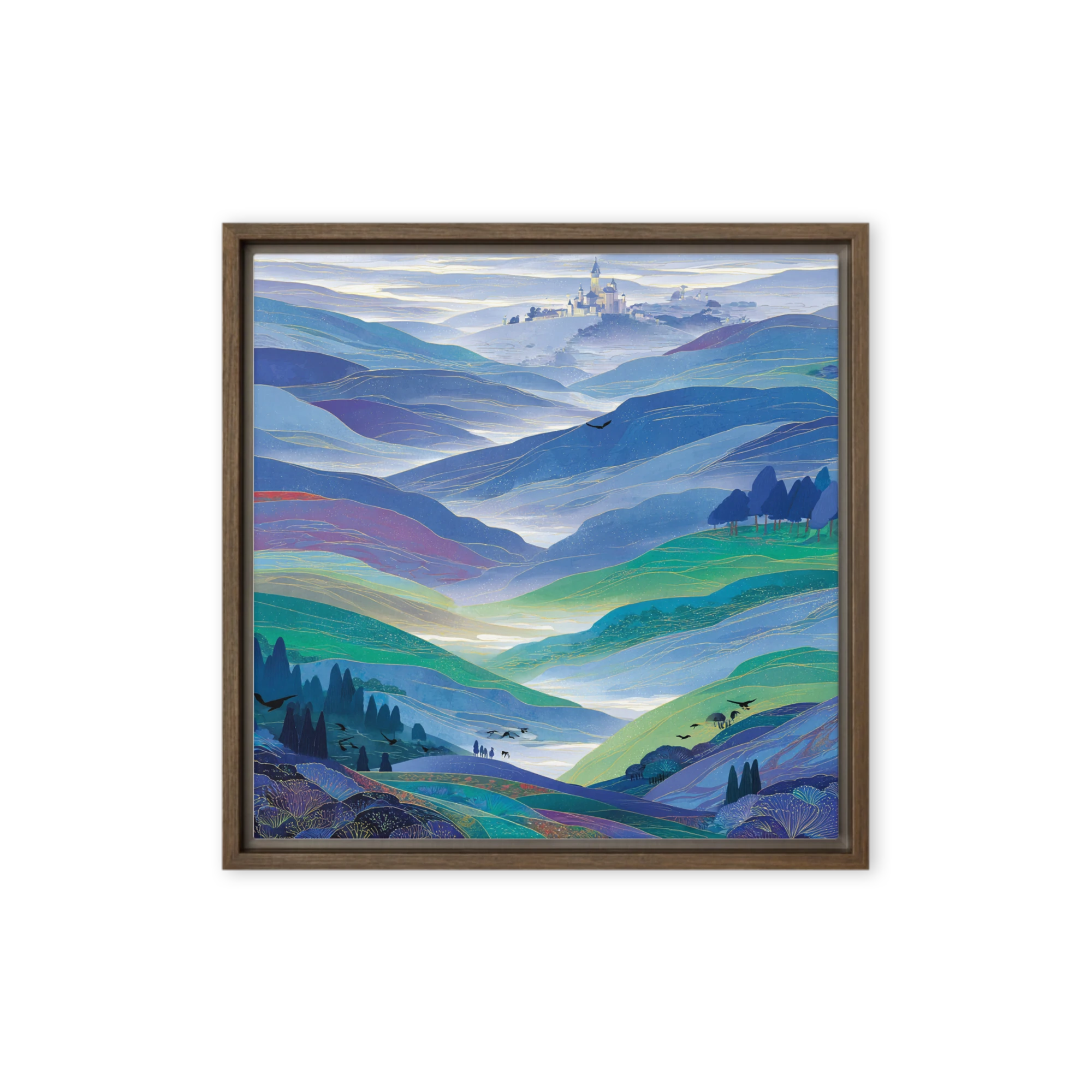 Castle Beyond the Hills | Art Print