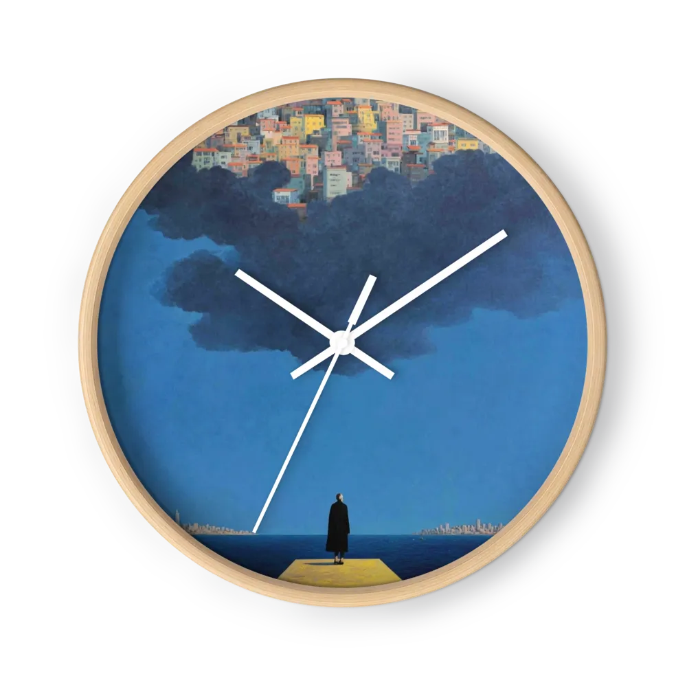City Above the Clouds | Wall Clock