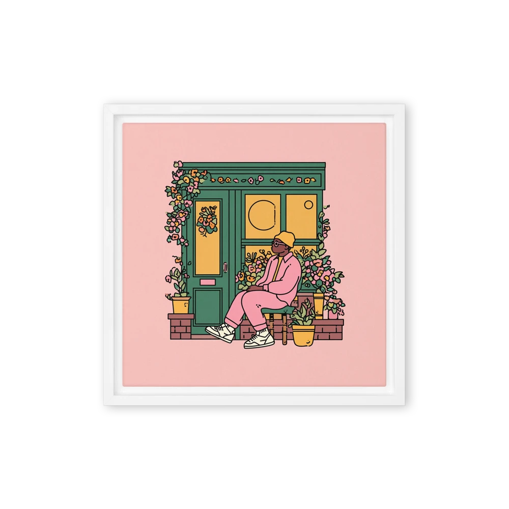 Urban Cafe Serenity | Art Print