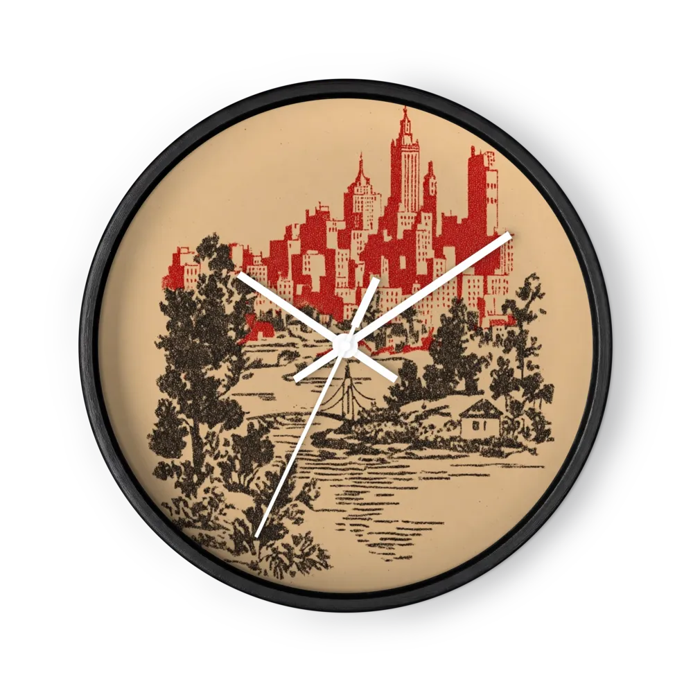 Red Horizon Cityscape